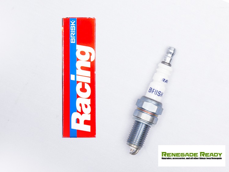 Jeep Renegade Spark Plugs 1.4L Silver Racing by Brisk Set of 4